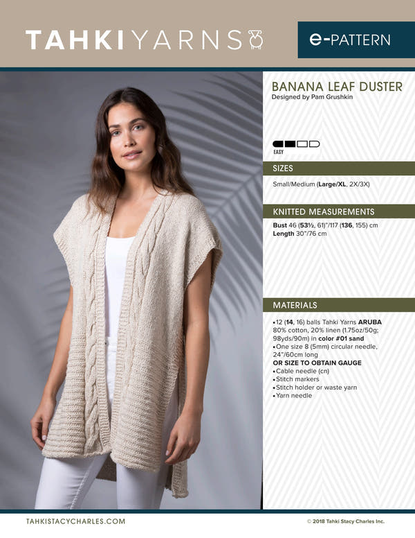 0d422ebcbe6d1949f2a6383bc7041e404d0db7e7_20022670_Tahki_SS18_Banana_Leaf_Duster_SSpdf_page1of3